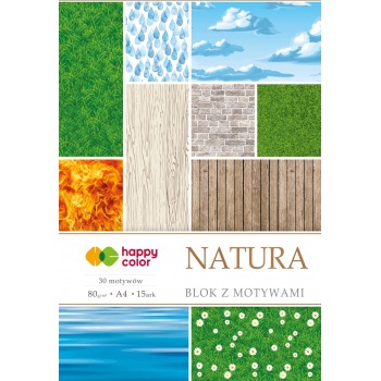 Happy Color A4 Natur Block...