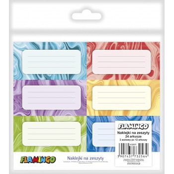 Colorful Flamingo stickers...