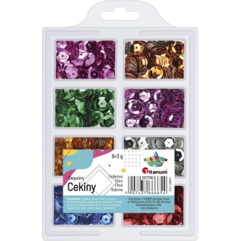 Rundes Paillettenset 8...