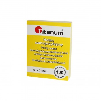 Adhesive note 38x51mm Titanum