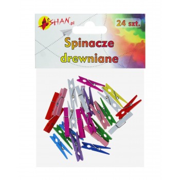 Spinacze drewniane klamerki...