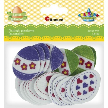 Felt stickers Easter eggs...