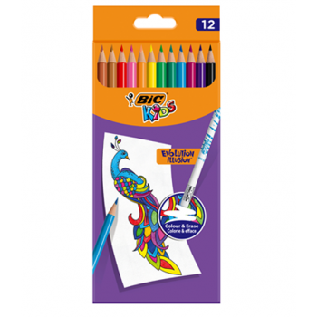 Kredki ścieralne Bic...