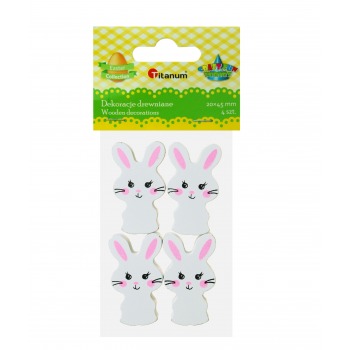 Wooden decorations Rabbits...