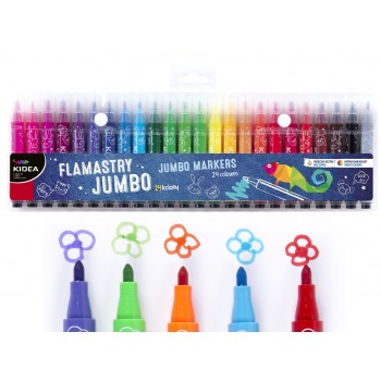 Flamastry JUMBO 24 kolory...
