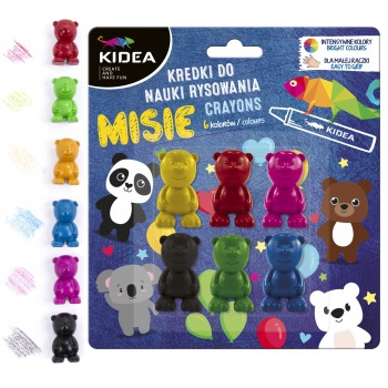 Bear crayons for learning...
