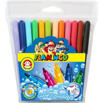 Easily washable felt-tip...