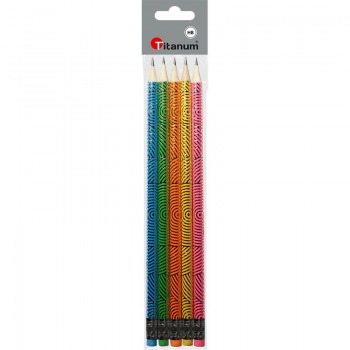 Set of 5 HB pencils with...