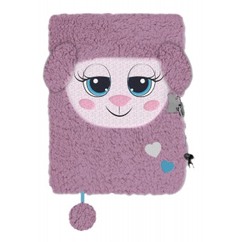 Diary with padlock: woolly...