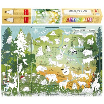 Coloring map XXL "Polish...