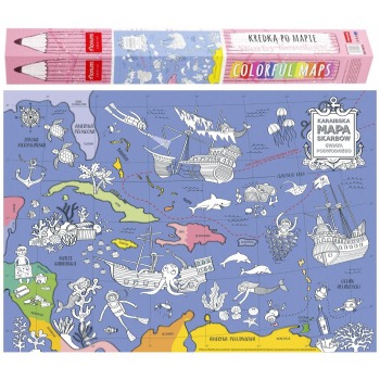 Coloring map XXL "Treasures...