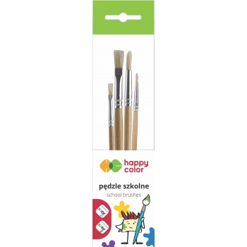 Set of school brushes, mix...