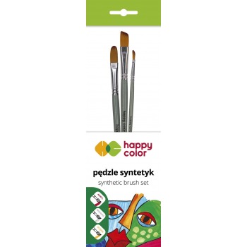 Zestaw pędzli syntetycznych...