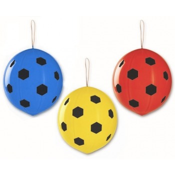 Balony piłka z gumką 45cm 3szt