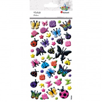 Stickers convex butterflies...