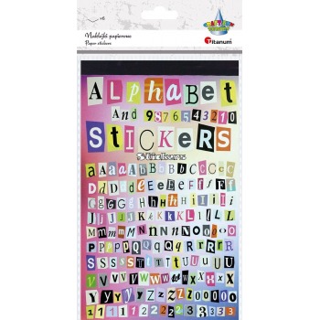 Stickers in sheets Letters...