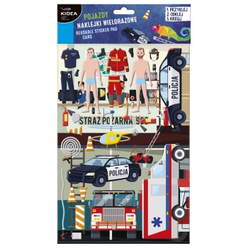 Reusable stickers Vehicles...