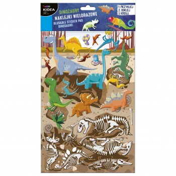 Reusable stickers Dinosaurs...