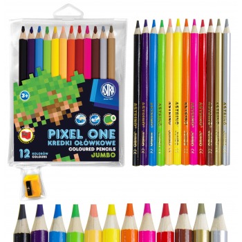 JUMBO 12 Buntstifte Pixel...