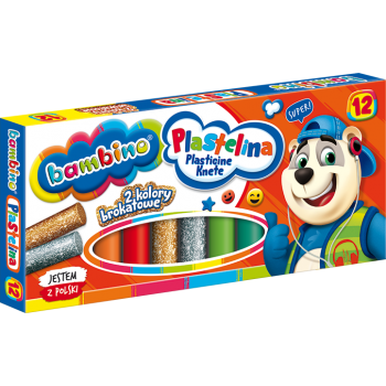 Plastilin Bambino 12 Farben...