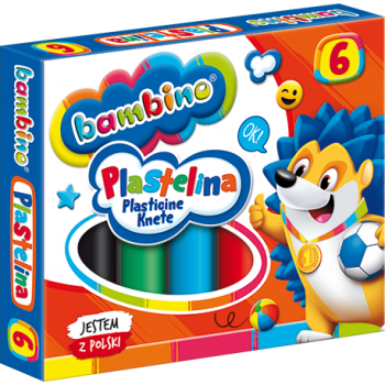 Plasticine Bambino 6 colors