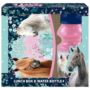 Horses lunch box + water...