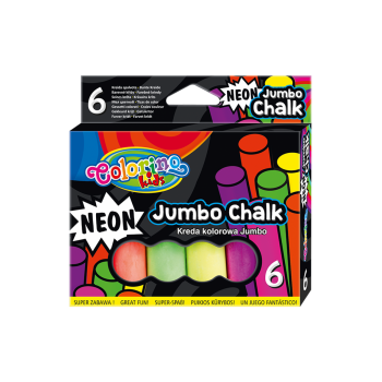 Jumbo chalk NEON 6 color...