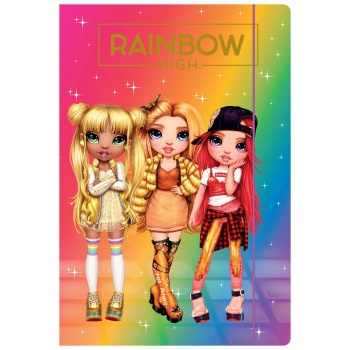 A4 rubber band folder...