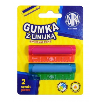 Eraser with ruler 5cm 2pcs...