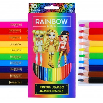 Jumbo pencils 10 colors...