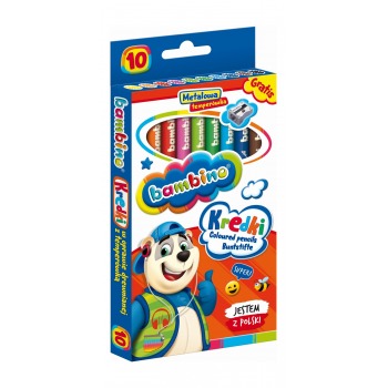 Pencil crayons 10 colors in...