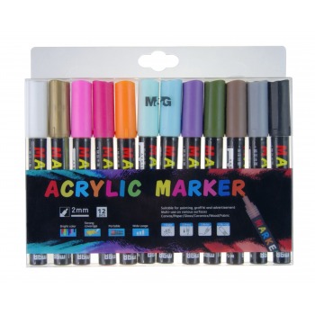Acrylmarker 1-2mm Satz mit...