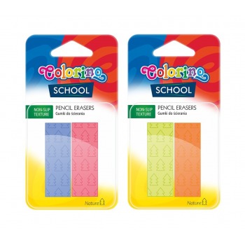 Colorino eraser 2 pcs blister