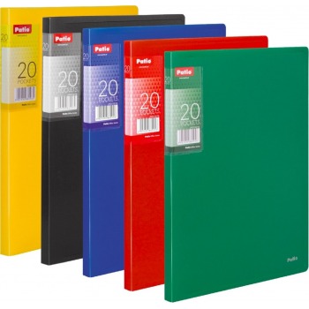 A4 folder with 20 Clear...