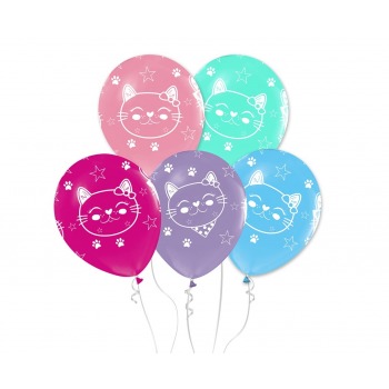 Balloons Cats 12" 5pcs Godan