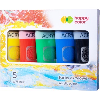 Set of acrylic paints 5 pcs...