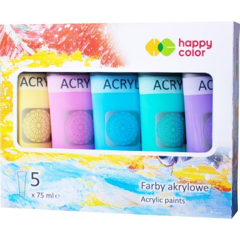 Set of acrylic paints 5 pcs...