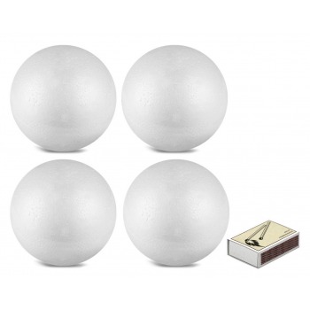 Styrofoam ball 10 cm 4 pcs...