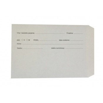 Koperta B5 historia choroby...