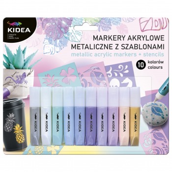 Acrylic metallic markers...