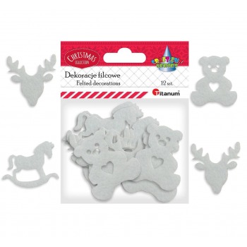 Filzdekorationen Teddybär...