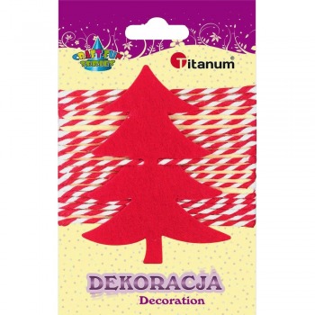 Dekoracja filcowa Choinka +...