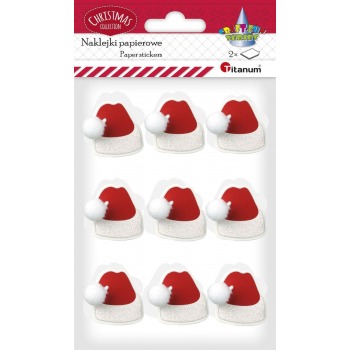 3D paper stickers Santa's...