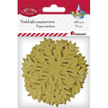 Papiersticker Schneeflocke...