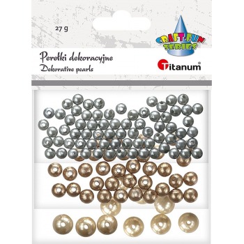 Decorative beads mix silver...