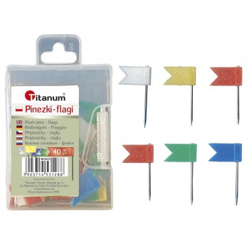 Colorful Flag Pins 40 pcs...