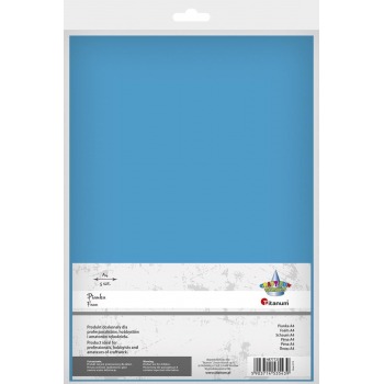 Decorative foam blue A4 5...