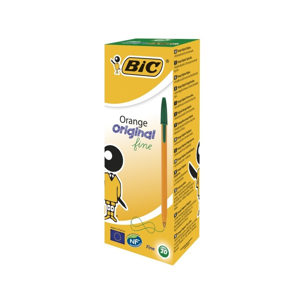 BIC Cristal Original Fine Ballpoint Pen Black Fine 0.3 mm Pack of