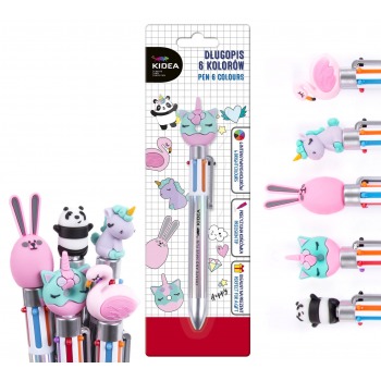 Kidea 6-color ballpoint pen...