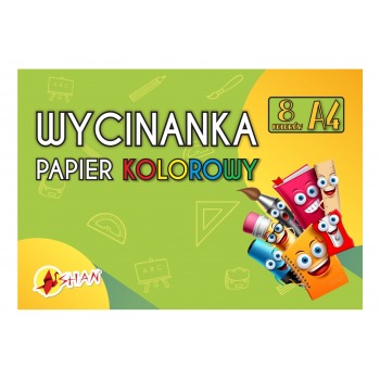 Papierschnittbuch A4 8k. Shan